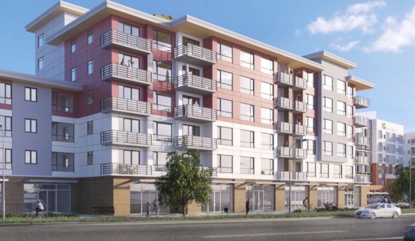 Rendering of a multi storey residential building
